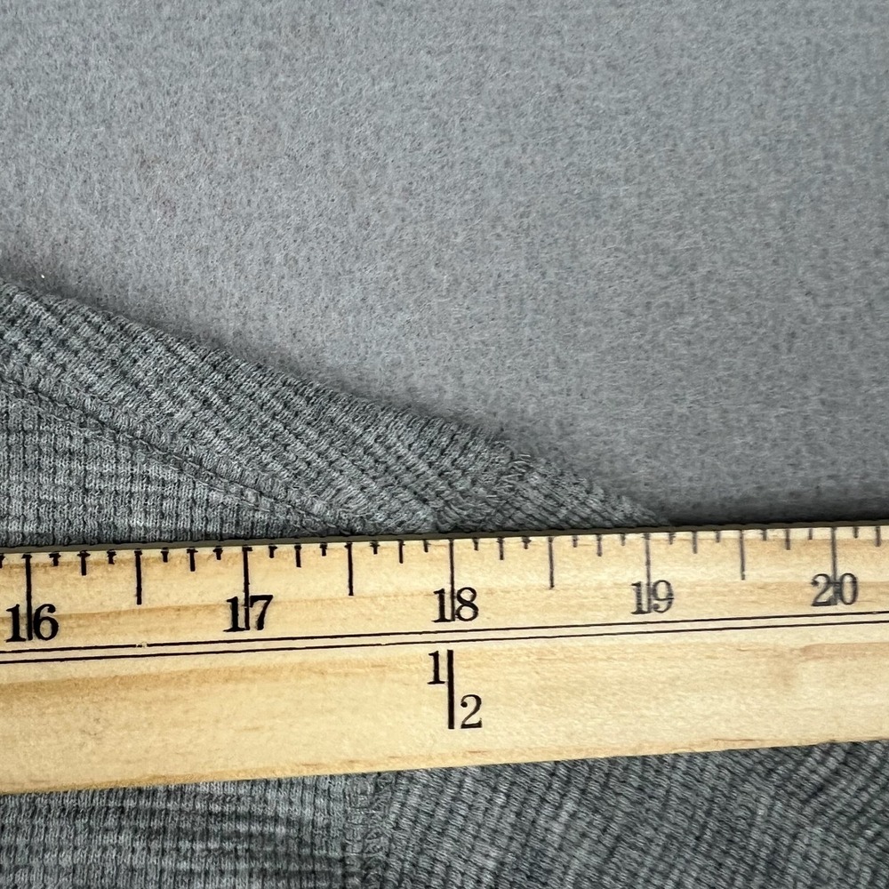 Polo Ralph Lauren Mens M Grey Waffle Knit Thermal Long Sleeve Base Layer Shirt - Picture 5 of 8